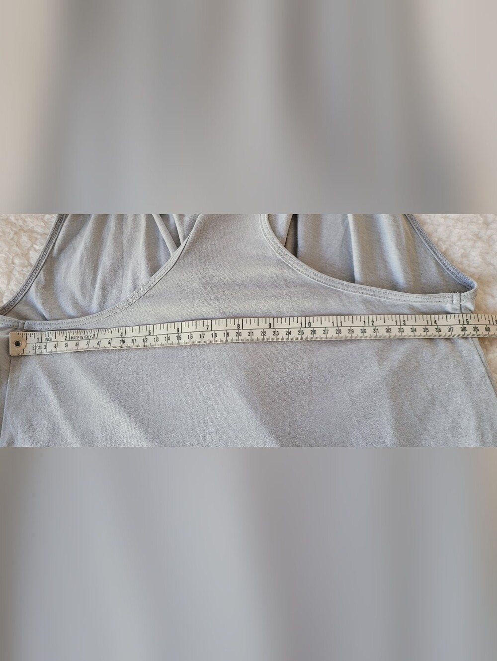 Fabletic Aruba Wrap Top Heather Grey - Picture 9 of 10
